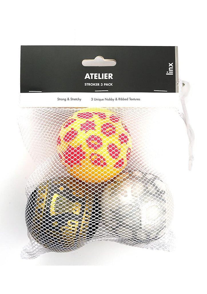 Linx Atelier Stroker Ball Masturbator - Multicolor - 3 Pack