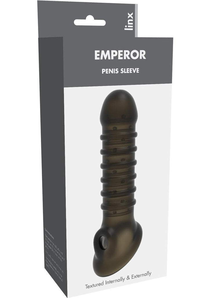 Linx Emperor Penis Sleeve - Black/Smoke