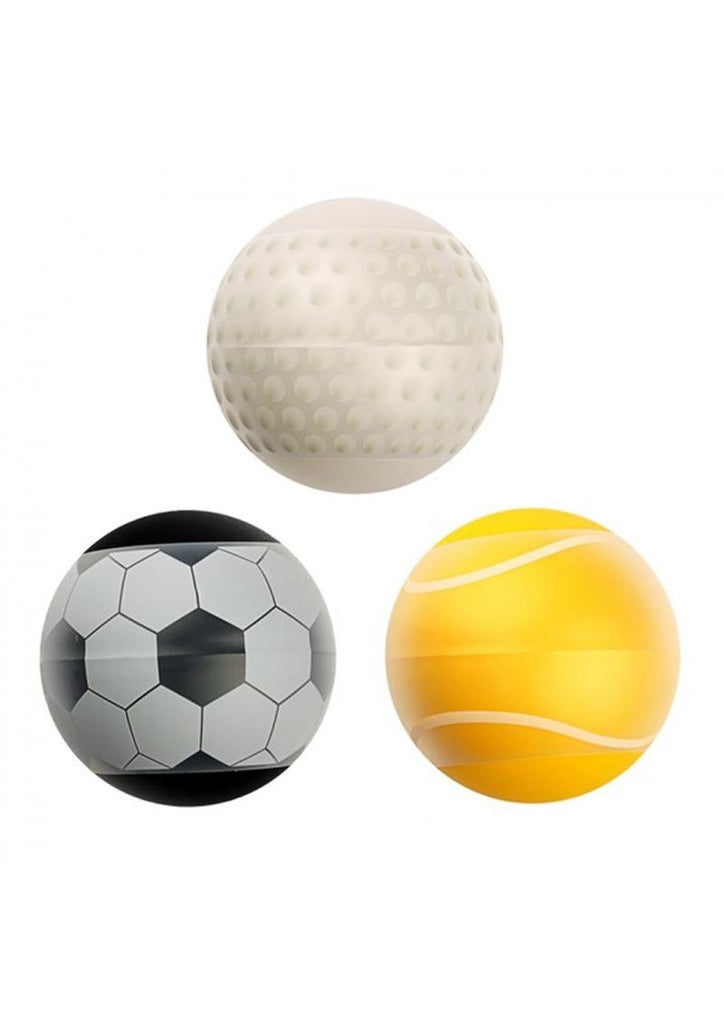 Linx Score Stroker Ball Masturbator - Multicolor - 3 Pack