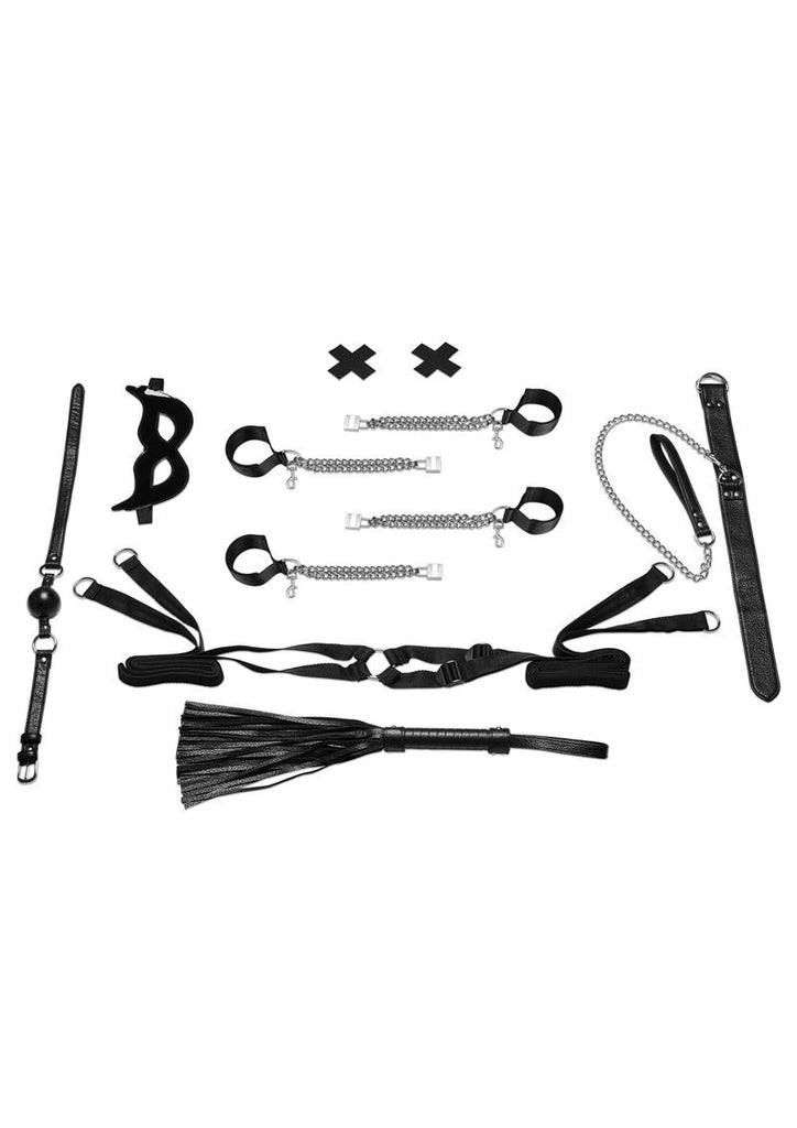 Lux Fetish All-Chained-Up Bondage Play Bedspreaders - 6 Piece Set