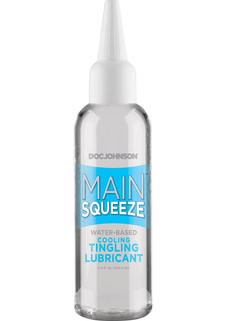 Main Squeeze Cooling Tingling Water Based Lubricant - 3.4oz
