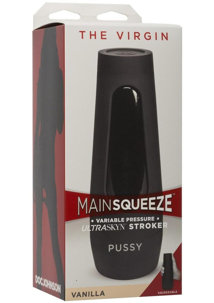 Main Squeeze The Virgin Ultraskyn Masturbator - Pussy - Flesh/Vanilla
