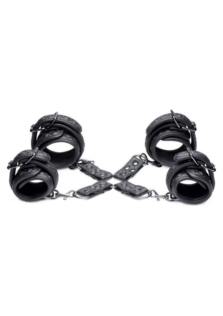 Master Series Concede Wrist and Ankle Restraint - Black - Set
