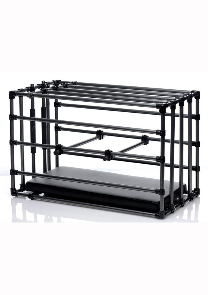 Master Series Kennel Cage with Padded Board - Black/Metal