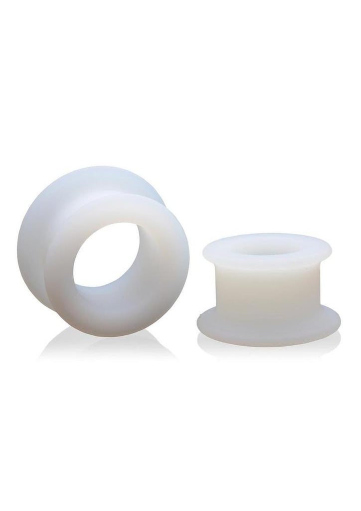 Master Series Stretch Master 2 Piece Training Silicone Ass Grommet - White - Set