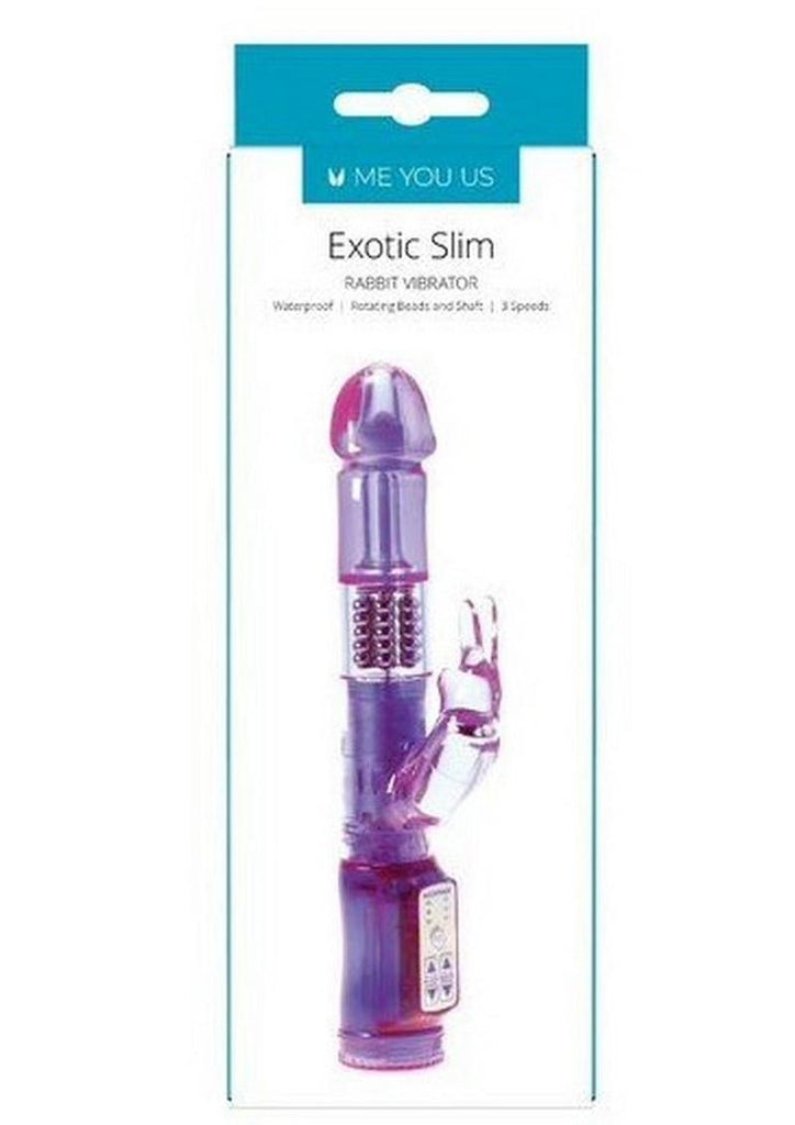 ME YOU US Exotic Slim Rabbit Vibrator - Purple