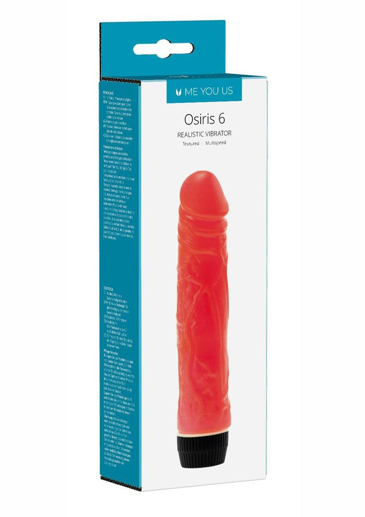 ME YOU US Osiris 6 Realistic Vibrator - Red