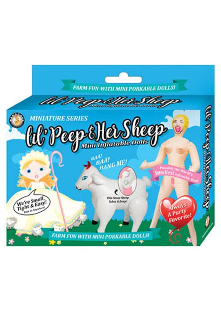 Miniature Series Lil' Peep and Her Sheep Mini Inflatable Dolls - Vanilla