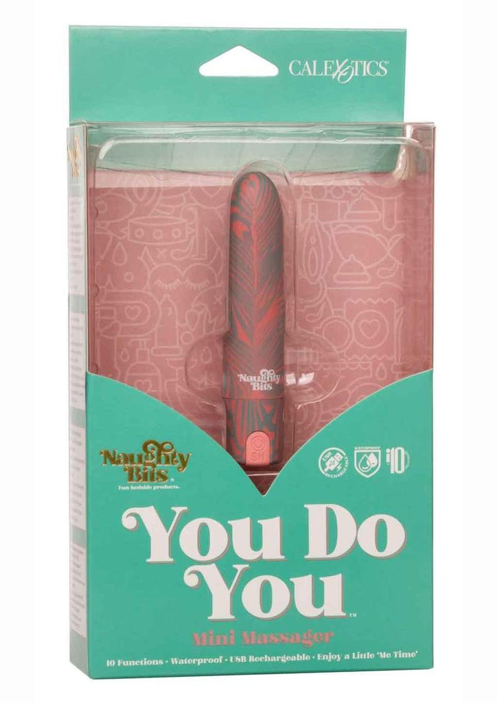 Naughty Bits You Do You Rechargeable Silicone Bullet Vibrator - Green/Pink