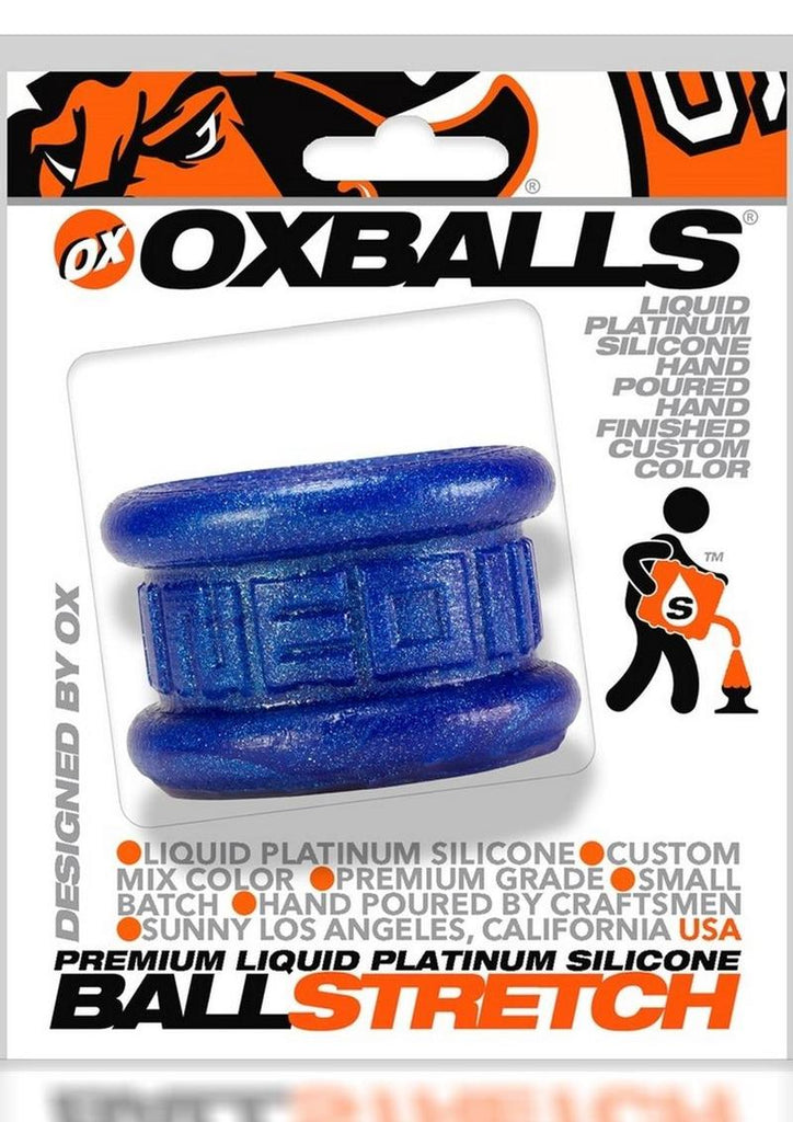 Neo Short Silicone Ballstretcher - Small - Blueballs - Blue - Small