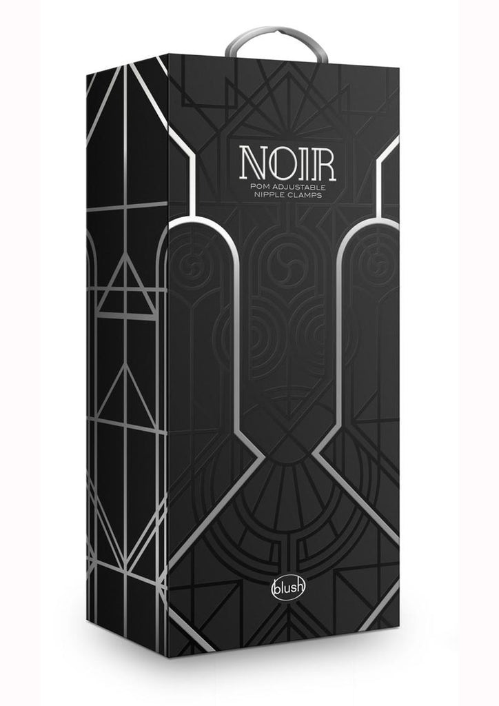 Noir Pom Adjustable Nipple Clamps - Black