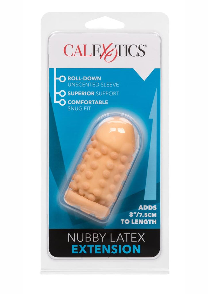 Nubby Latex Extension - Ivory/Vanilla - 3in