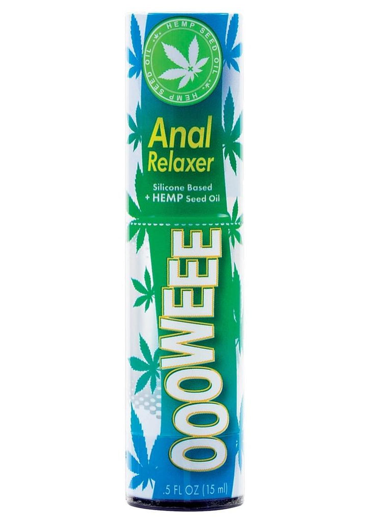Ooowee Anal Relaxer Silicone Lubricant with Hemp - .5oz