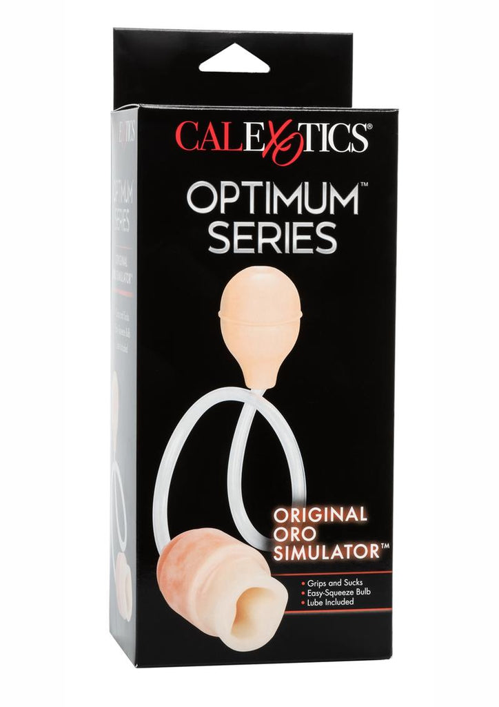 Optimum Series Original Oro Simulator Masturbator Pump - Ivory/Vanilla