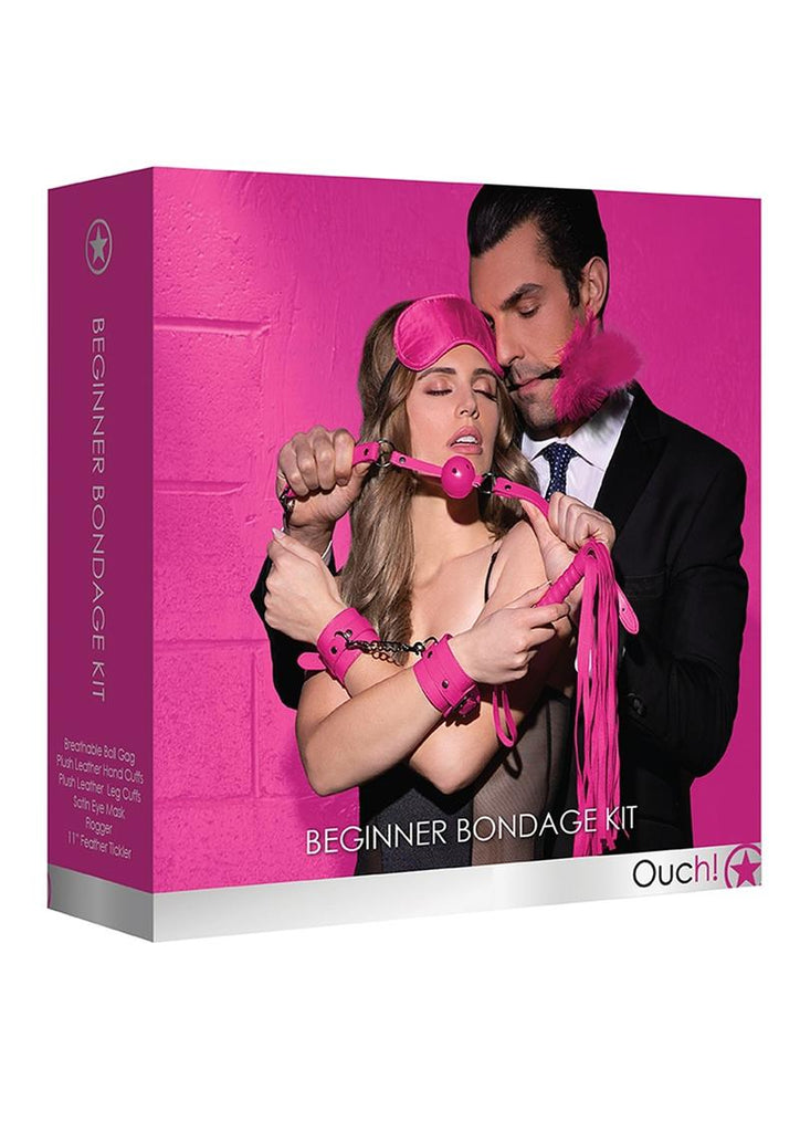 Ouch! Kits Beginners Bondage Kit - Pink - 6pc