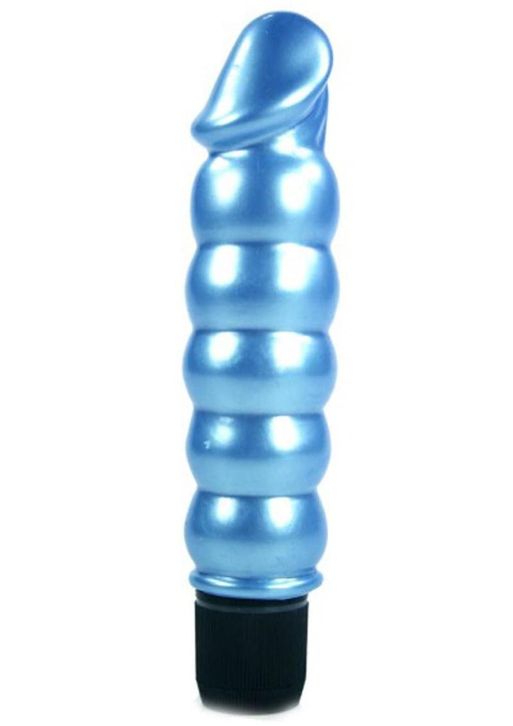 Pearl Shine Vibrator - Blue - 5.5in