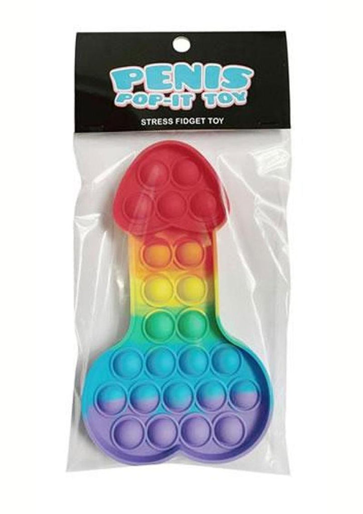 Penis Pop-It Toy - Multicolor/Rainbow