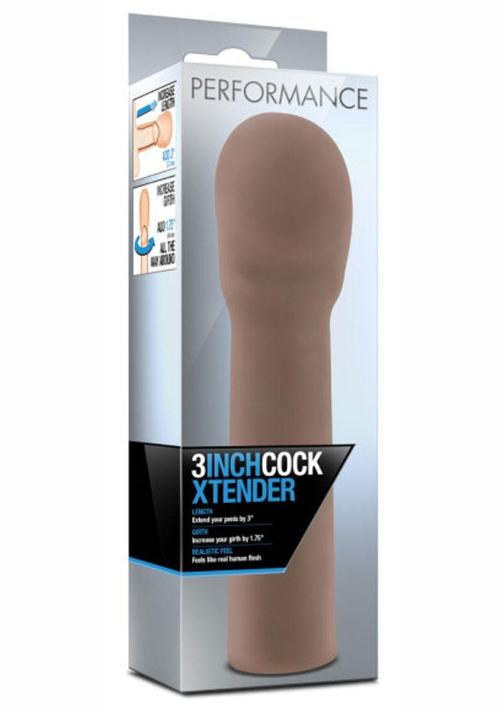 Performance Cock Xtender Penis Extender - Brown/Caramel - 3in