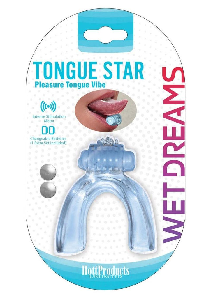 Pleasure Tongue Vibe Oral Stimulator - Blue