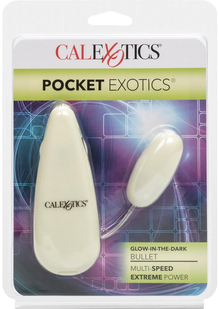 Pocket Exotics Glow In The Dark Bullet - Glow - Glow In The Dark/Ivory