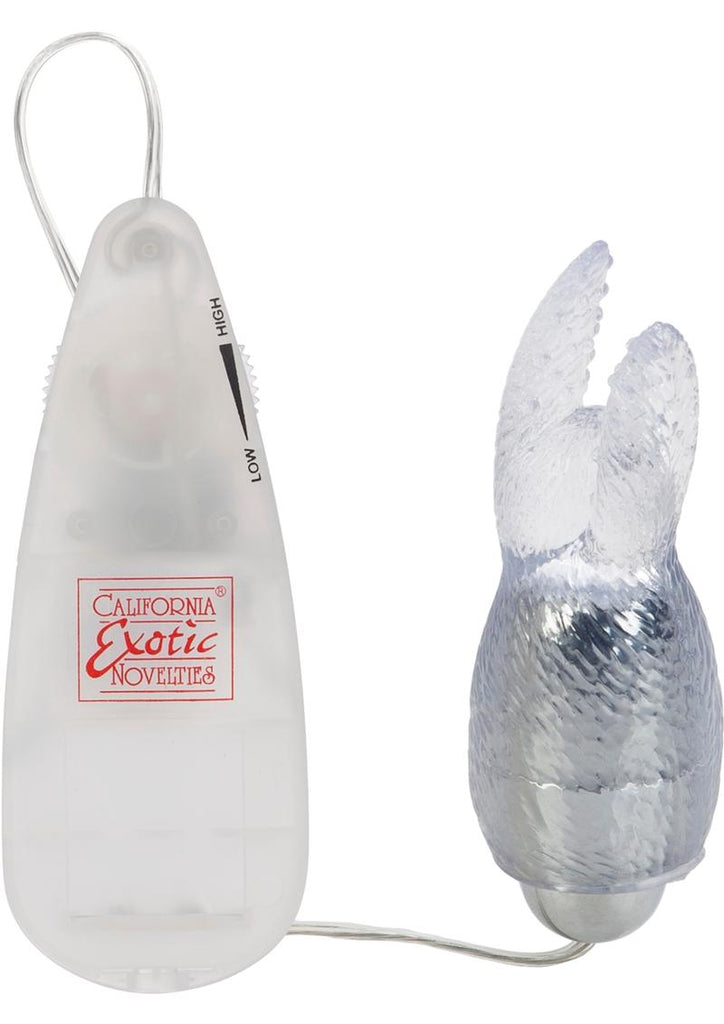 Pocket Exotics Snow Bunny Bullet - Clear - 4in