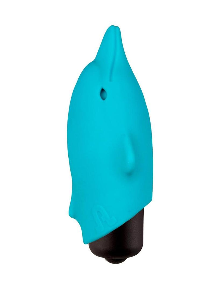 Pocket Vibe Flippy Silicone Vibrator - Blue/Teal