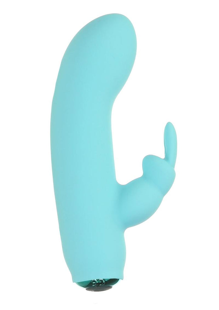 Powerbullet Alice's Bunny Silicone Rechargeable Rabbit Vibrator - Teal