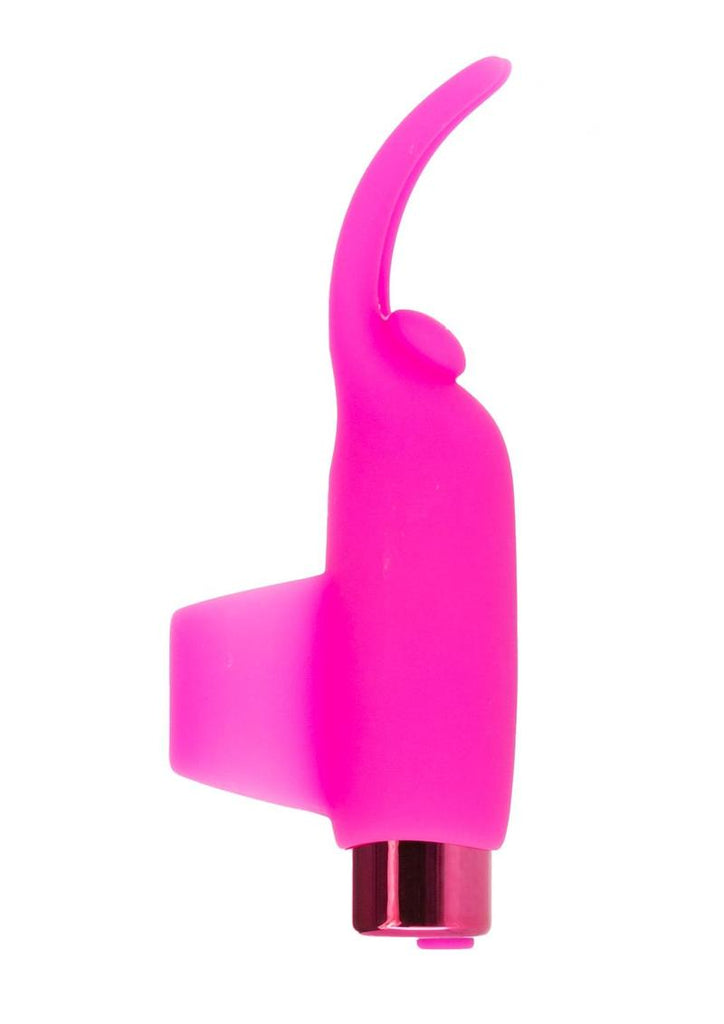 Powerbullet Silicone Teasing Tongue with Mini Rechargeable Bullet - Pink - 2.5in