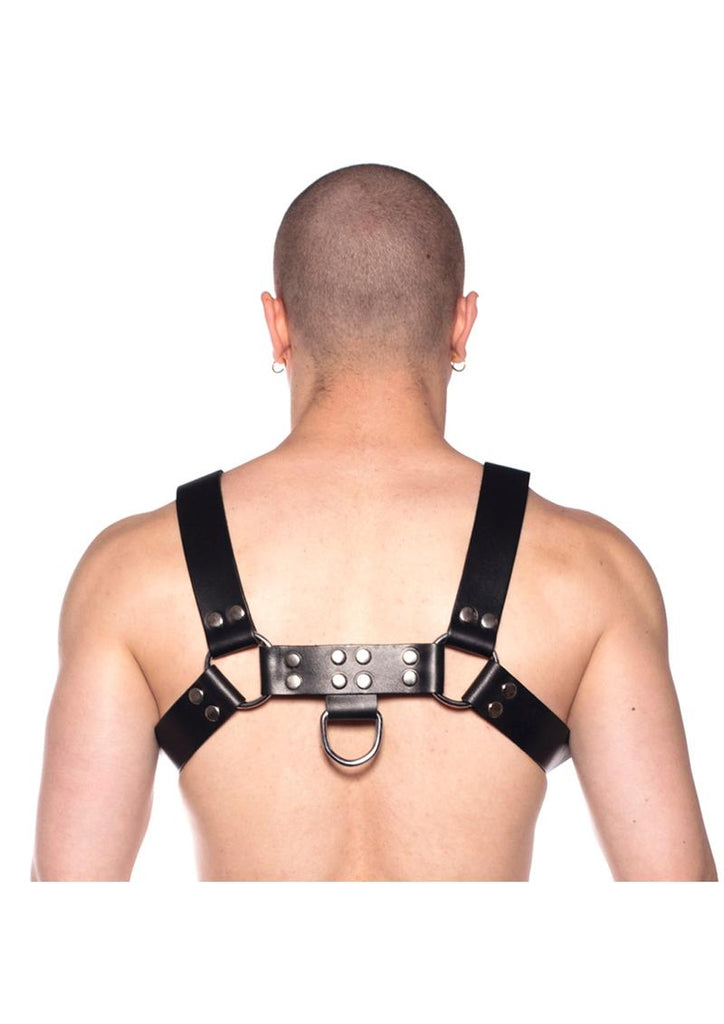 Prowler Red Butch Harness - Black/Silver - XLarge