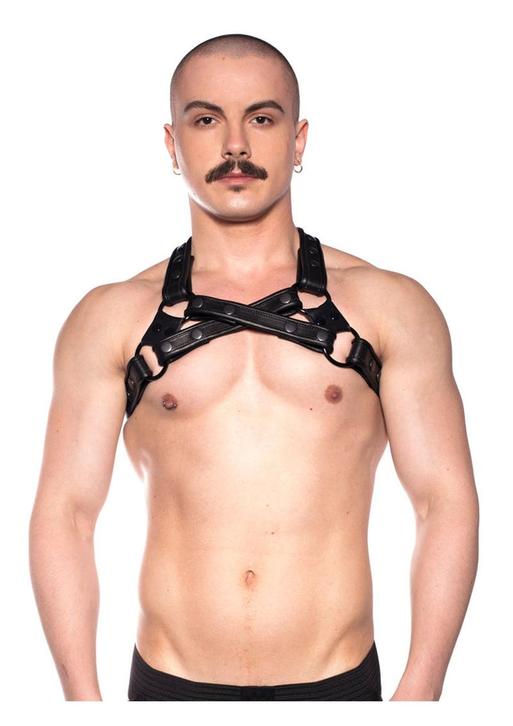 Prowler Red Cross Harness - Black - Large/XLarge