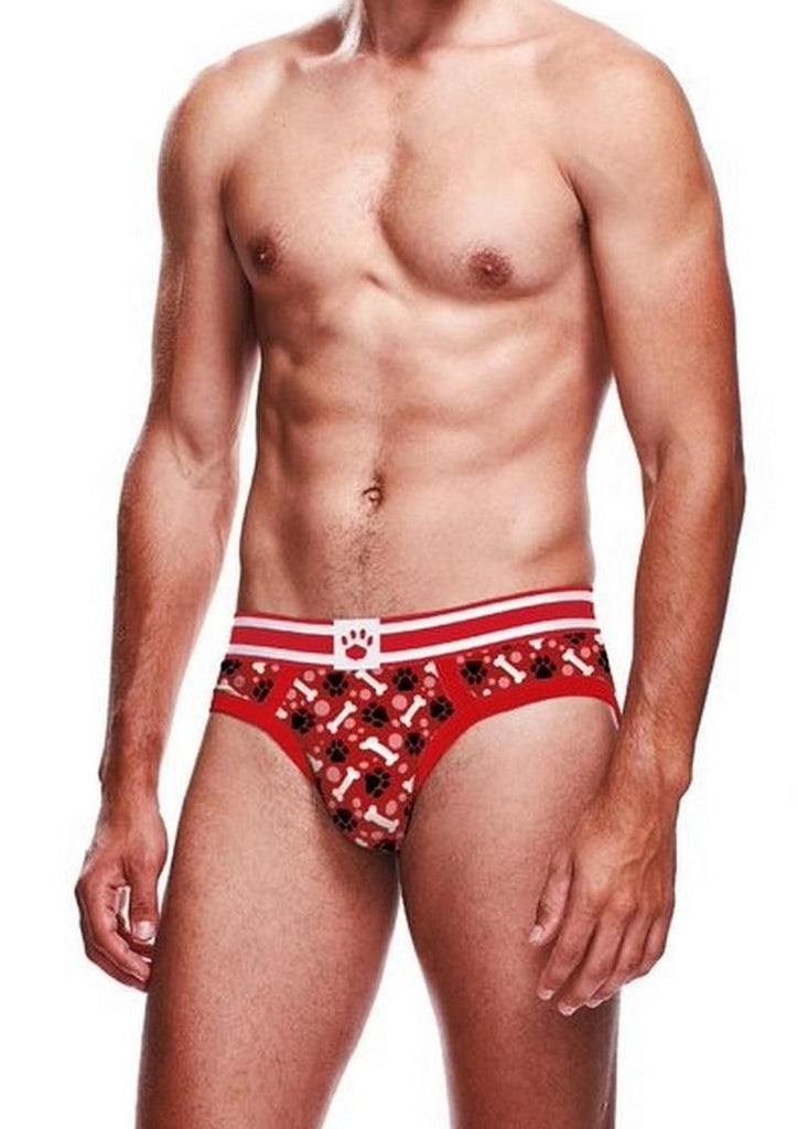 Prowler Red Paw Brief - Red/White - XSmall