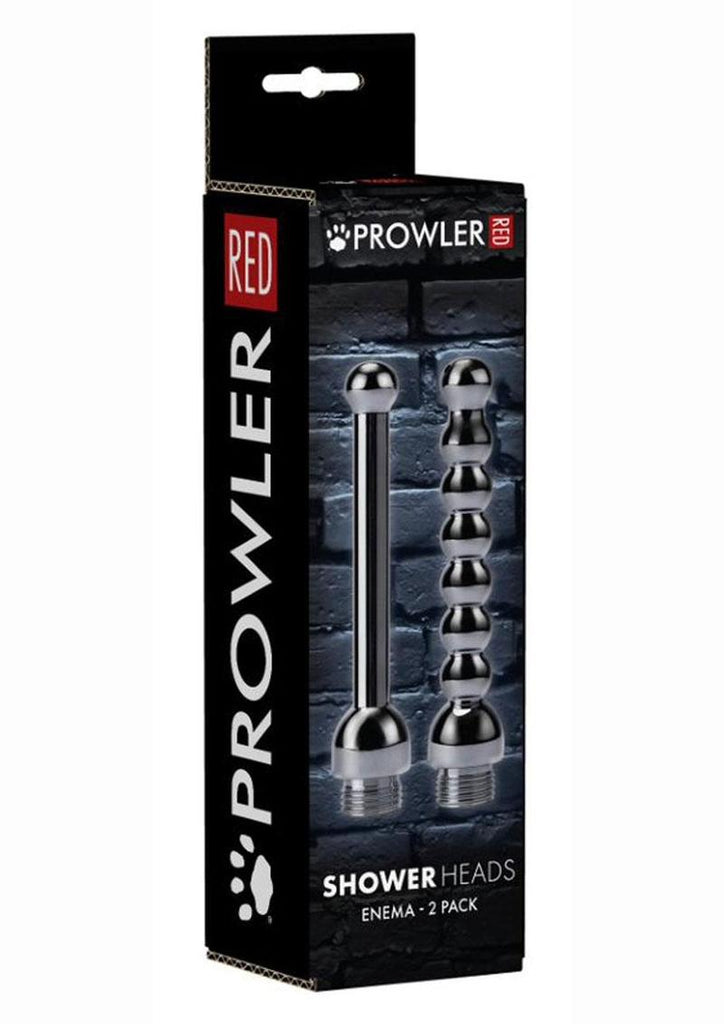 Prowler Red Shower Heads (2 Pack) Stainless - Steel