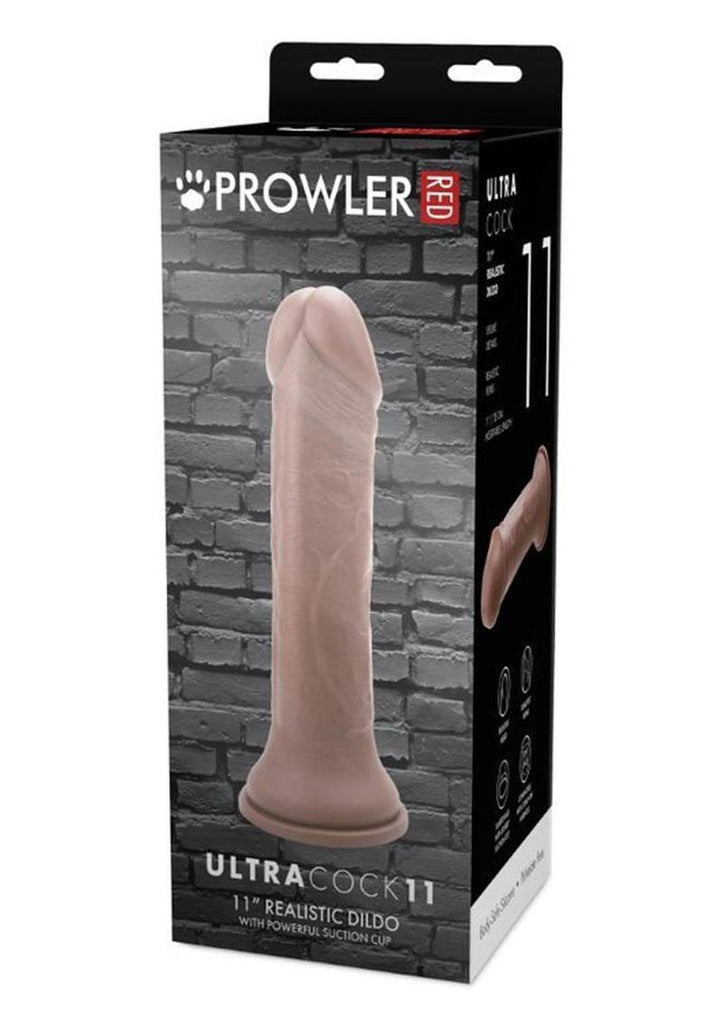 Prowler Red Ultra Cock Realistic Dildo - Caramel - 11in