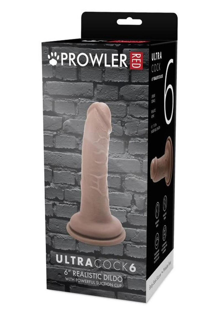 Prowler Red Ultra Cock Realistic Dildo - Caramel - 6in