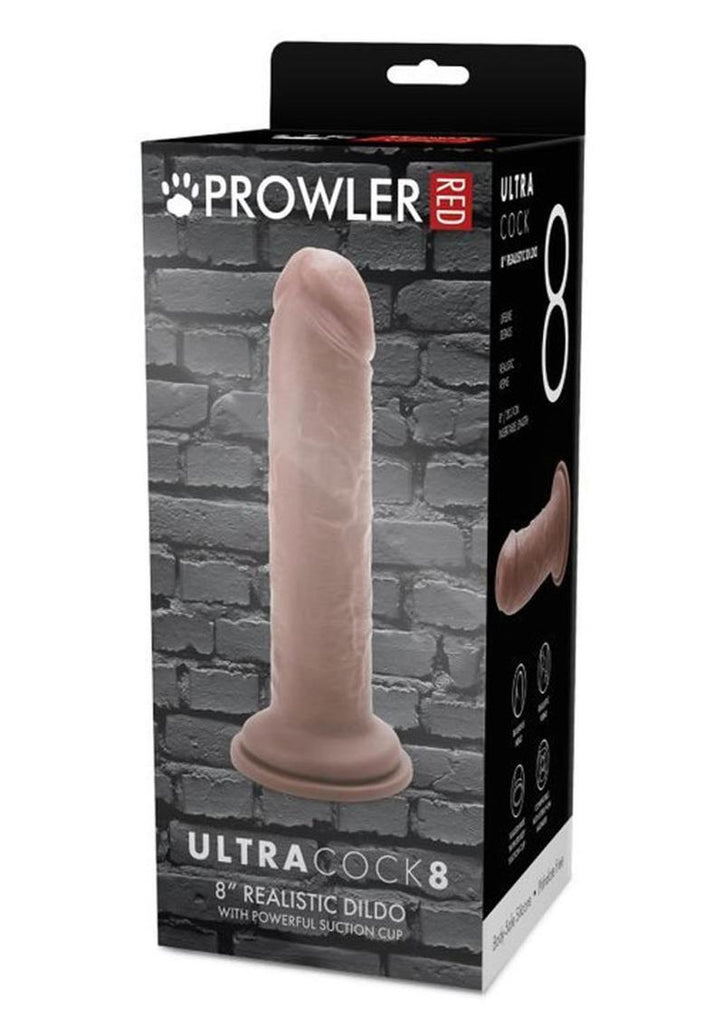 Prowler Red Ultra Cock Realistic Dildo - Caramel - 8in