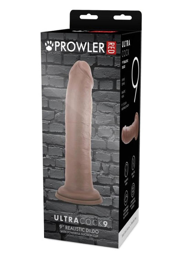 Prowler Red Ultra Cock Realistic Dildo - Caramel - 9in