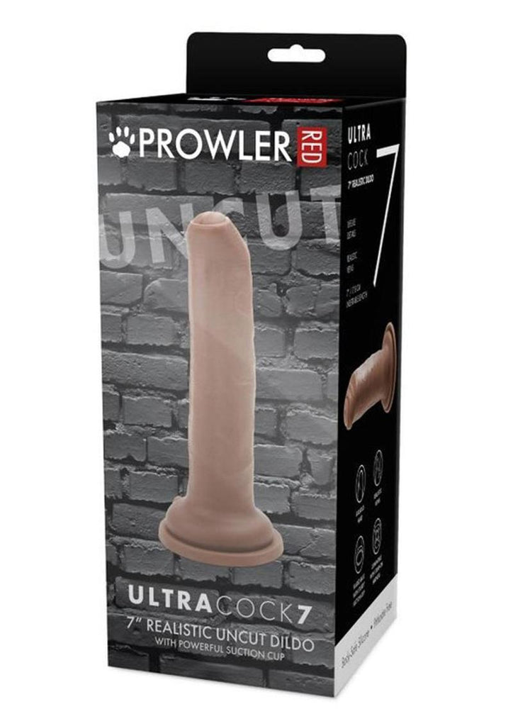 Prowler Red Uncut Ultra Cock Realistic Dildo - Caramel - 7in