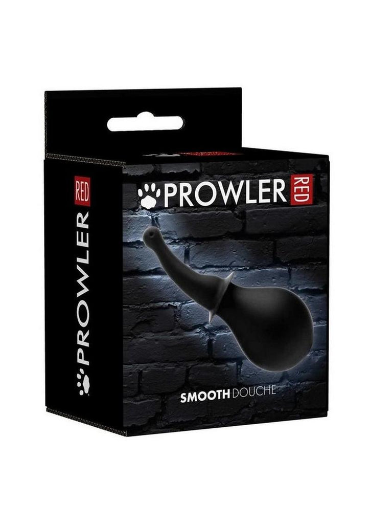 Prowler Smooth Silicone Anal Douche - Black