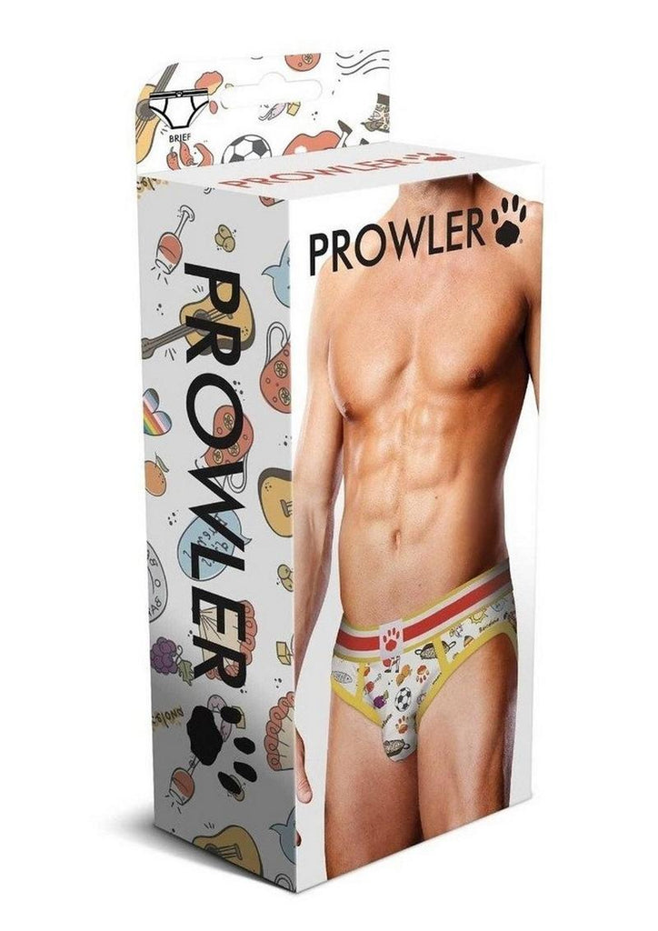 Prowler Barcelona Brief - Multicolor/White - XSmall