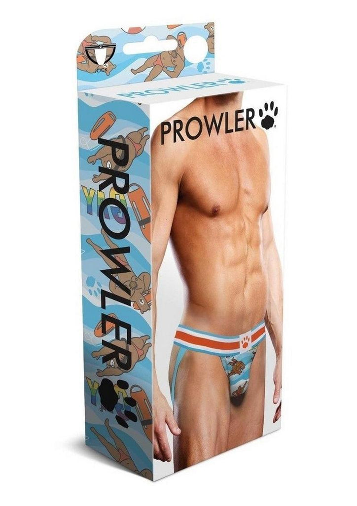 Prowler Gaywatch Bears Jock - Blue/Orange - XSmall