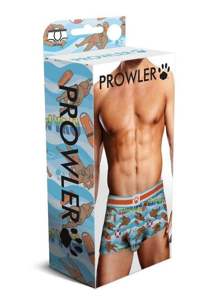 Prowler Gaywatch Bears Trunk - Blue/Orange - XSmall
