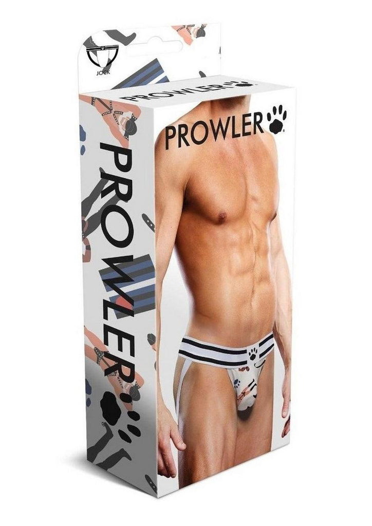 Prowler Leather Pride Jock - Black/White - XSmall