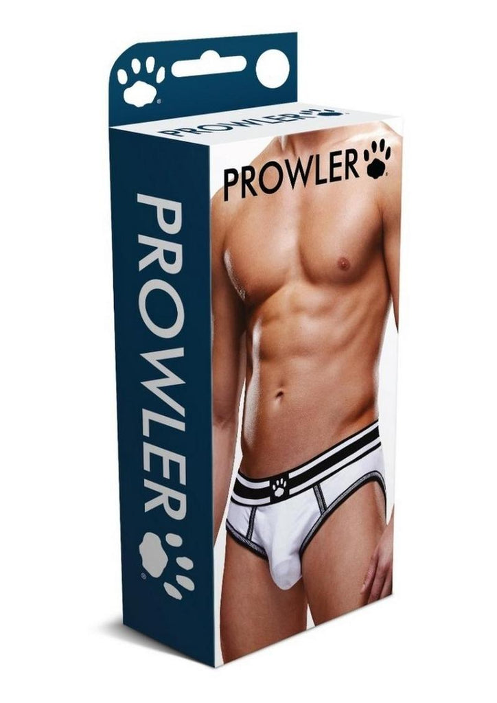 Prowler White/Black Open Brief - Black/White - Small