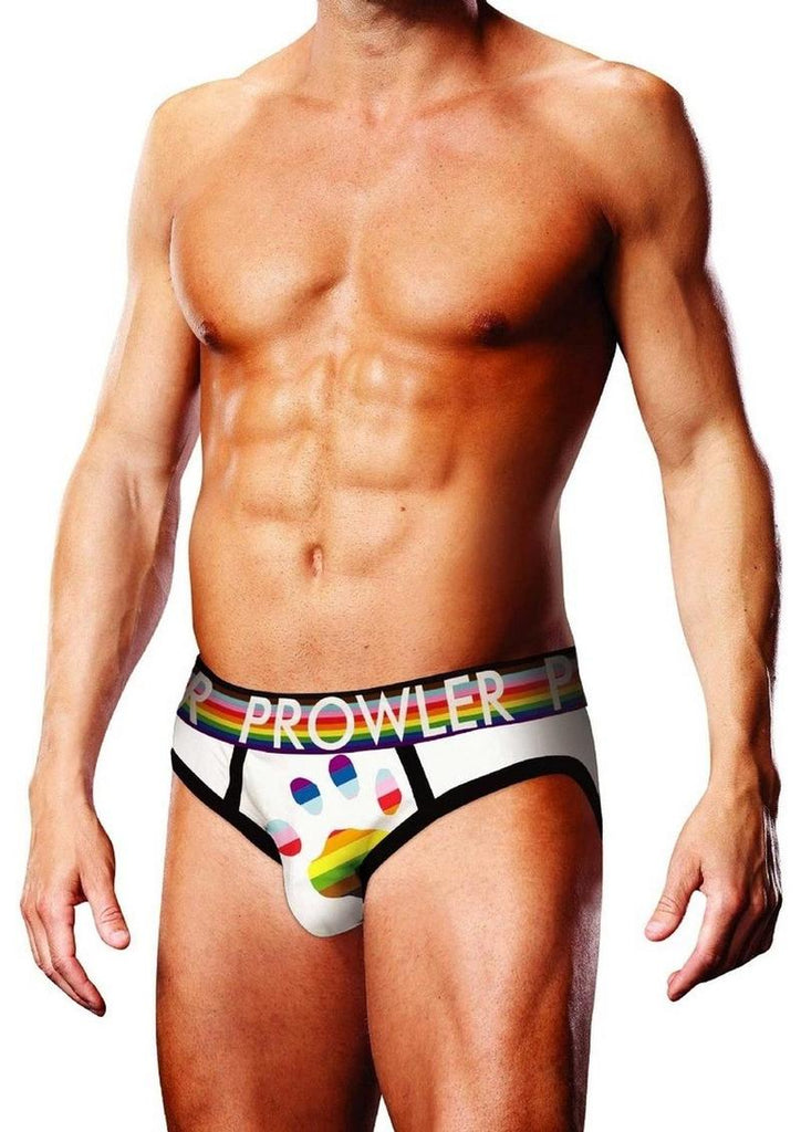 Prowler White Oversized Paw Brief - Multicolor/White - Large