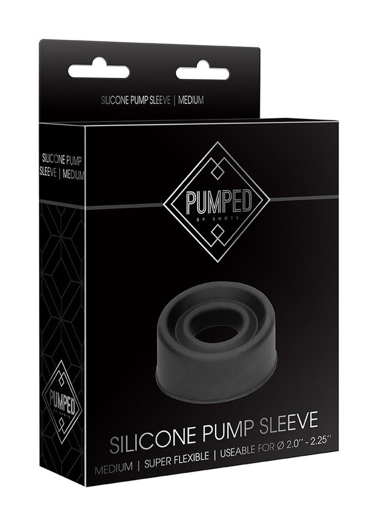 Pumped Silicone Pump Sleeve - Black - Medium