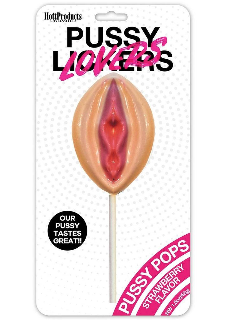 Pussy Lickers Pussy Pops - Strawberry