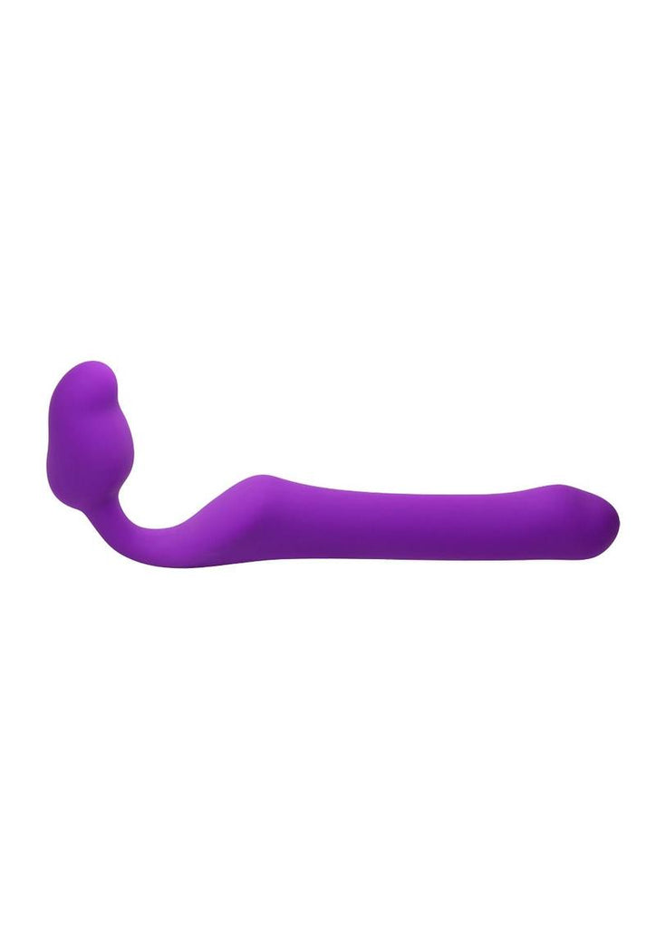 Queens M Silicone Strapless Strap-On Dildo - Lavender/Pink