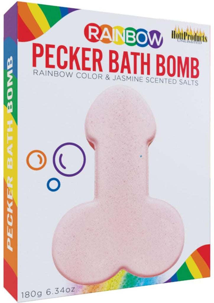 Rainbow Pecker Bath Bomb - Multicolor