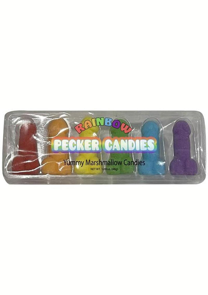 Rainbow Pecker Candies Assorted Flavors - 6 Piece