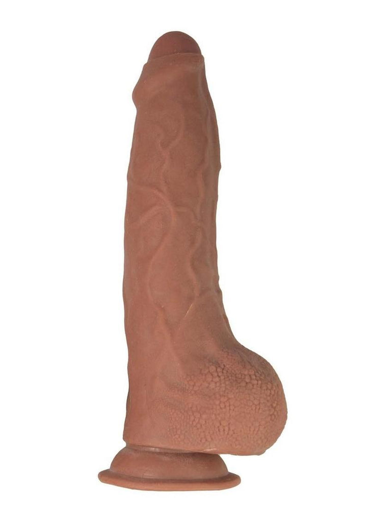 Realcocks Dual Layered Uncut Slider with Tight Balls - Caramel - 9.5in